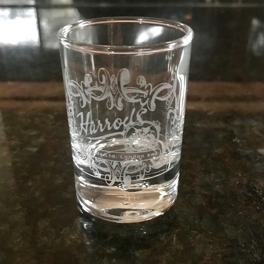 NWT! Authentic Harrod's Shot Glasses